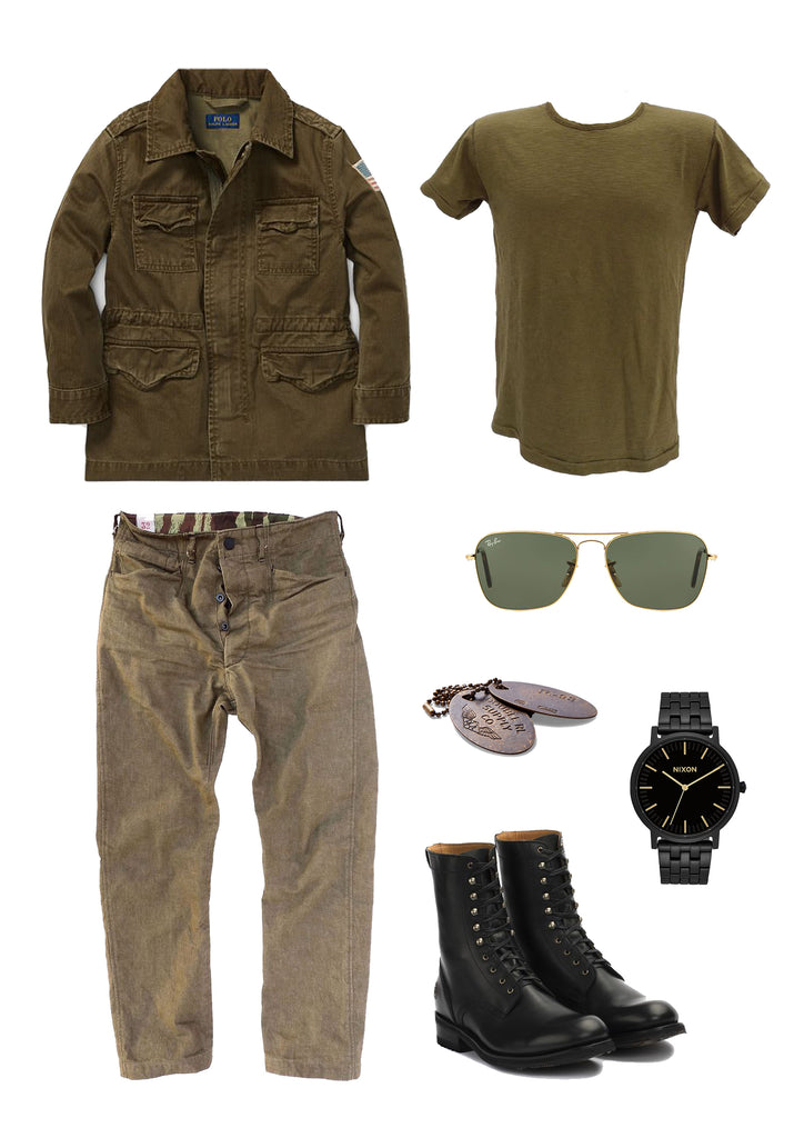 Military style trend inspiration