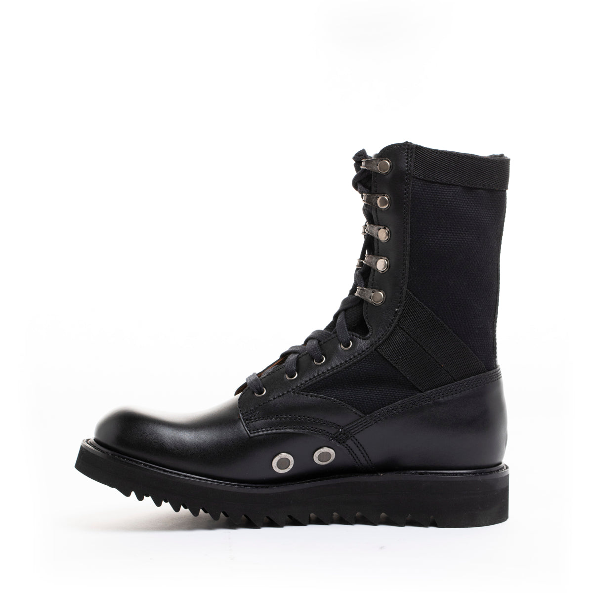 Ranch Road Boots - Women's Current Issue Black - Military-Combat-Lace-Up-Boot-Right-Profile