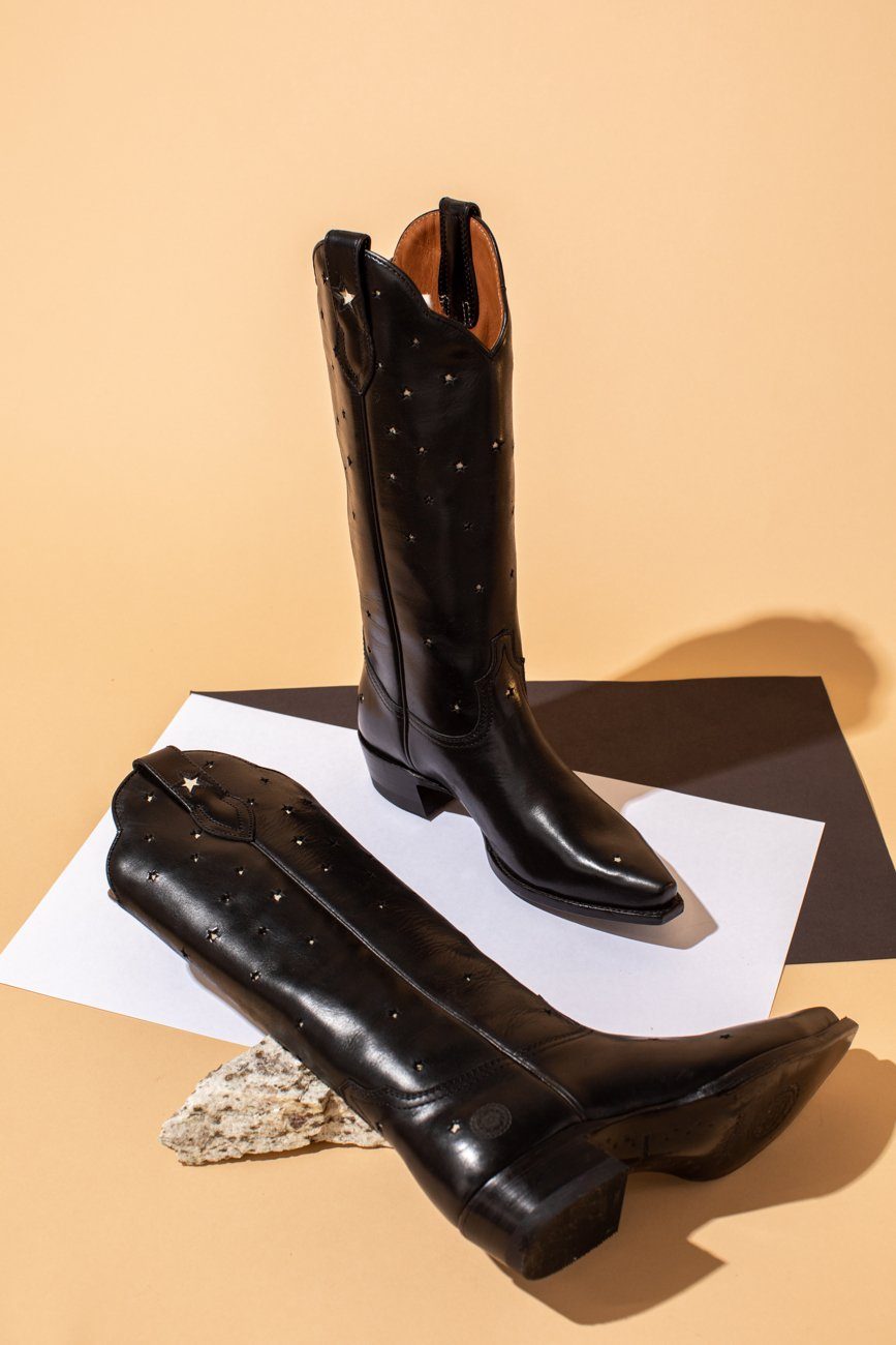 Womens Presidio Black - Tall Shaft Cowboy Boots - Ranch Road Boots™