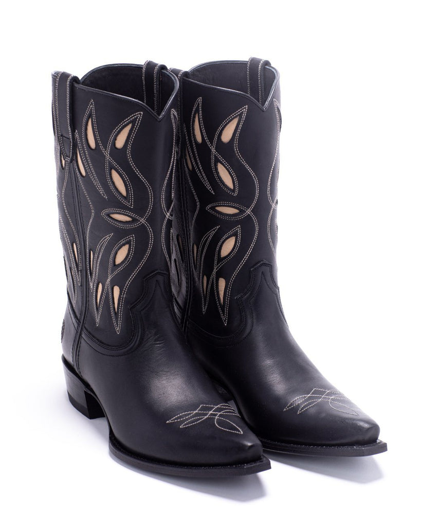 RANCH ROAD BOOTS - WOMENS BOOTS - WESTERN BOOTS - SAGEBRUSH - BLACK