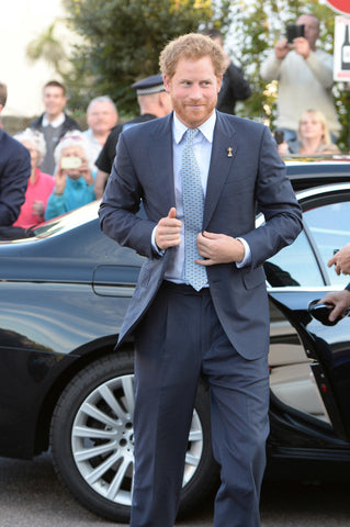 Prince Harry in a tie