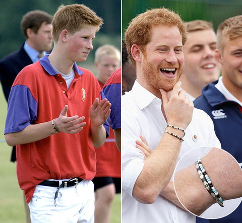 Prince Harry then and now