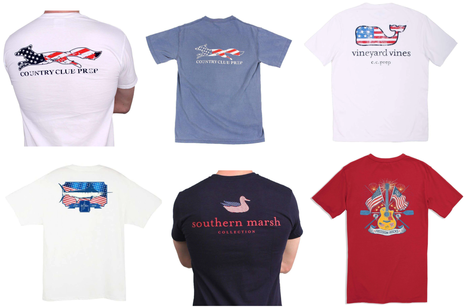 Preppy Patriotic T-Shirts 