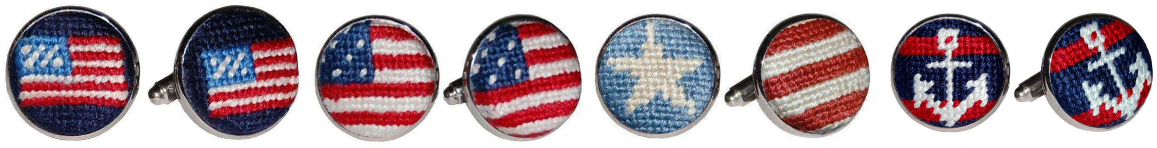American Flag Cufflinks 