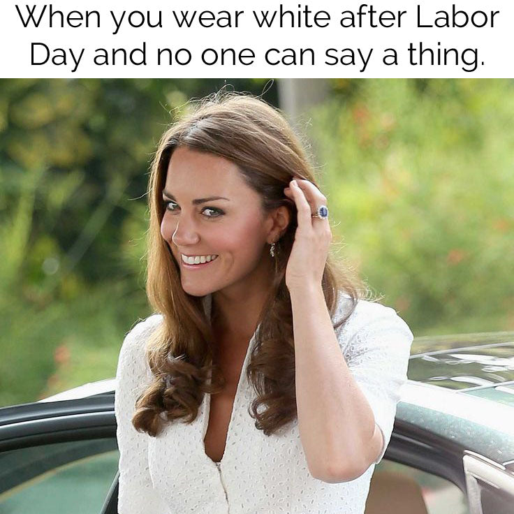 Wear White after labor Day if you want