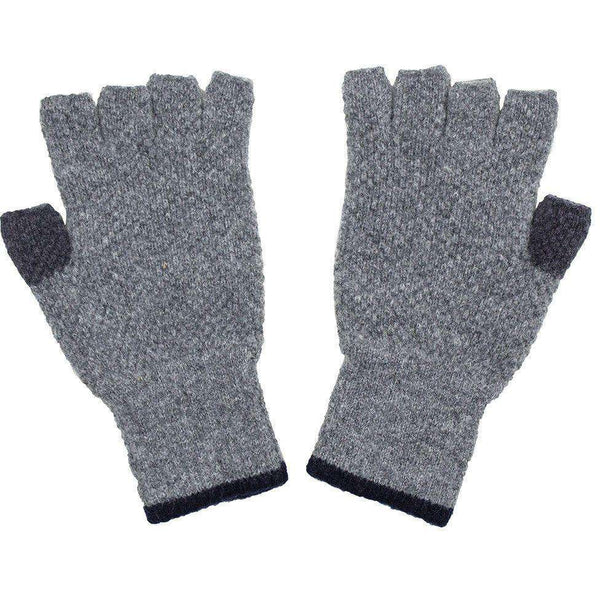 barbour fingerless gloves green