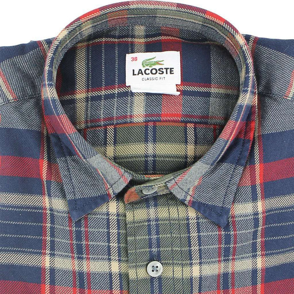 lacoste plaid