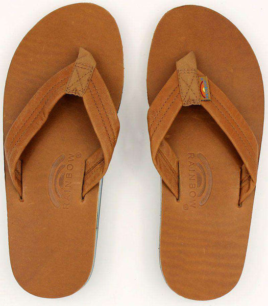 mens leather rainbow sandals