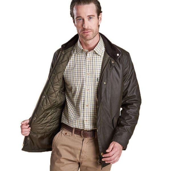 barbour prestbury wax jacket