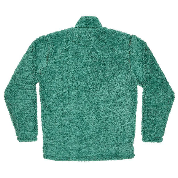 mint green sherpa pullover