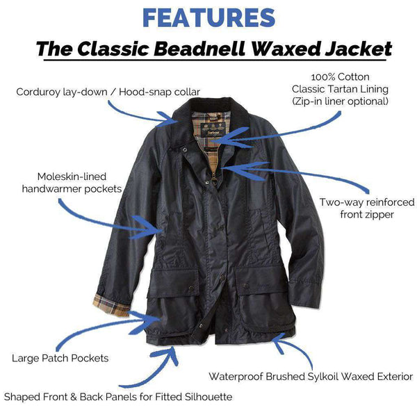 classic beadnell wax jacket