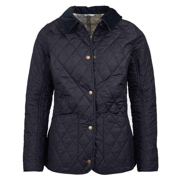 barbour annandale quilted jacket black