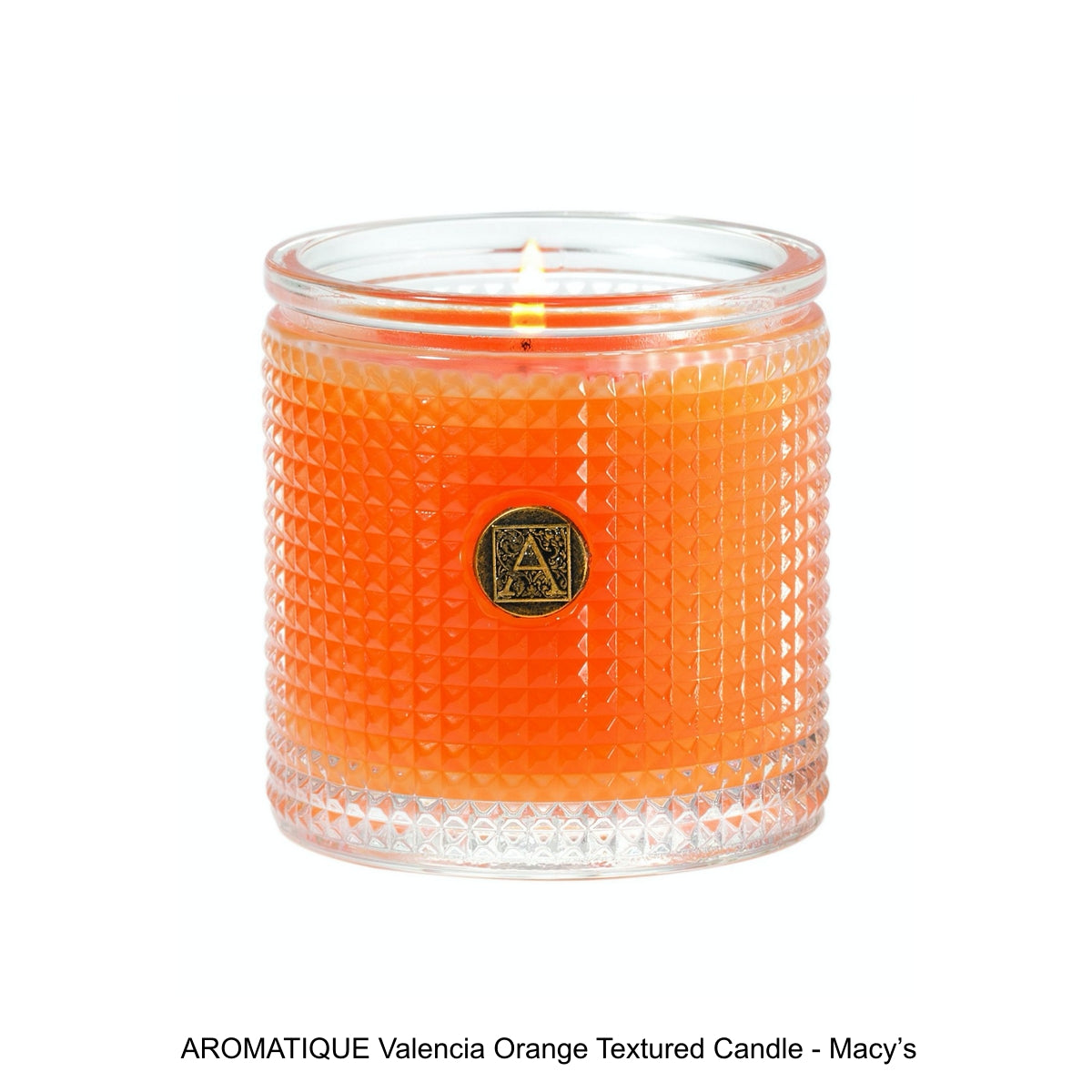 AROMATIQUE Valencia Orange Textured Candle - Macy’s