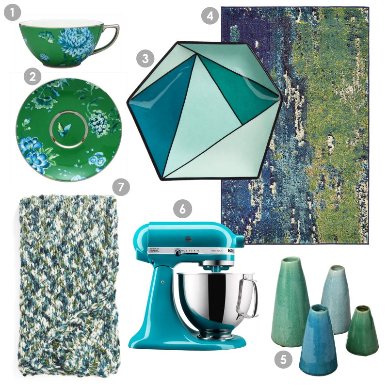 Fab Finds for the Home - Caneel Bay Blue and Sea Green