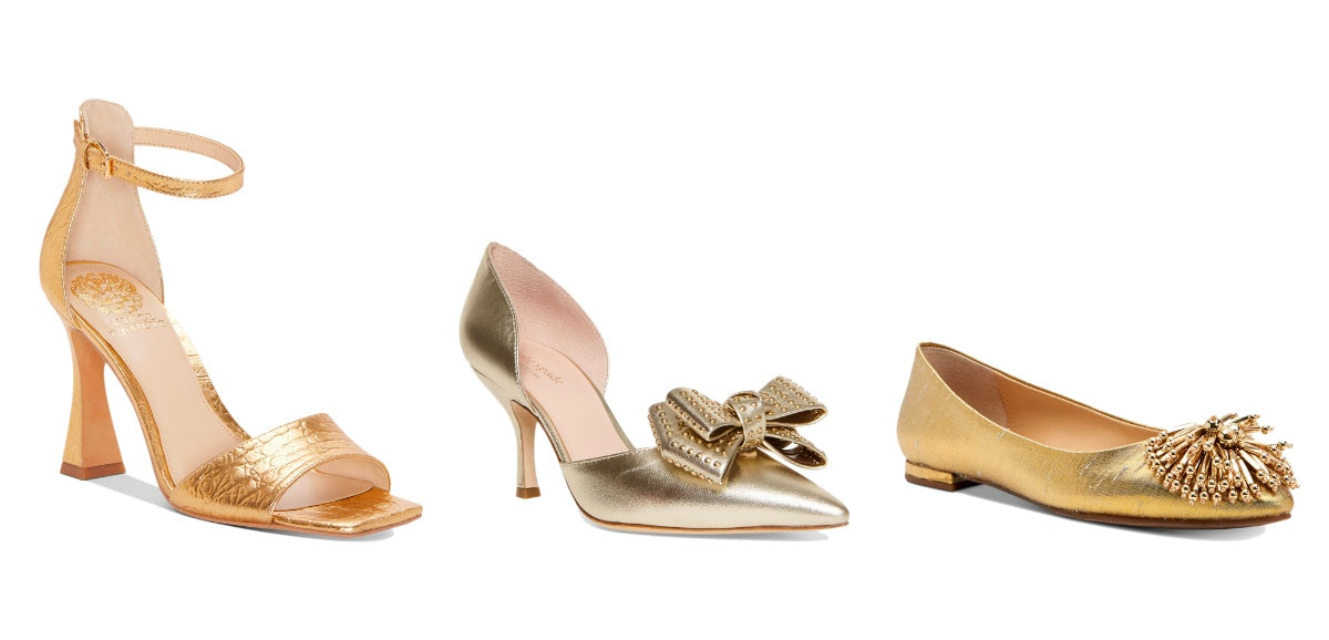 Metallic Gold Shoes - Macy's