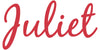 Juliet's signature