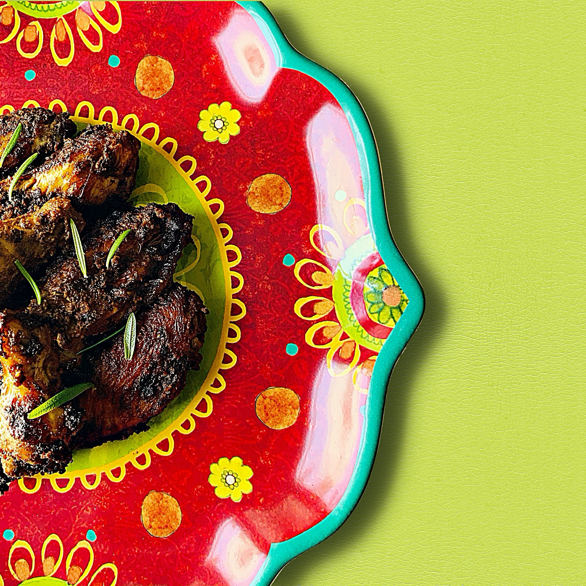 Colorful Eats: Jumpin' Jerk Chicken Wings | The Color Lab Blog