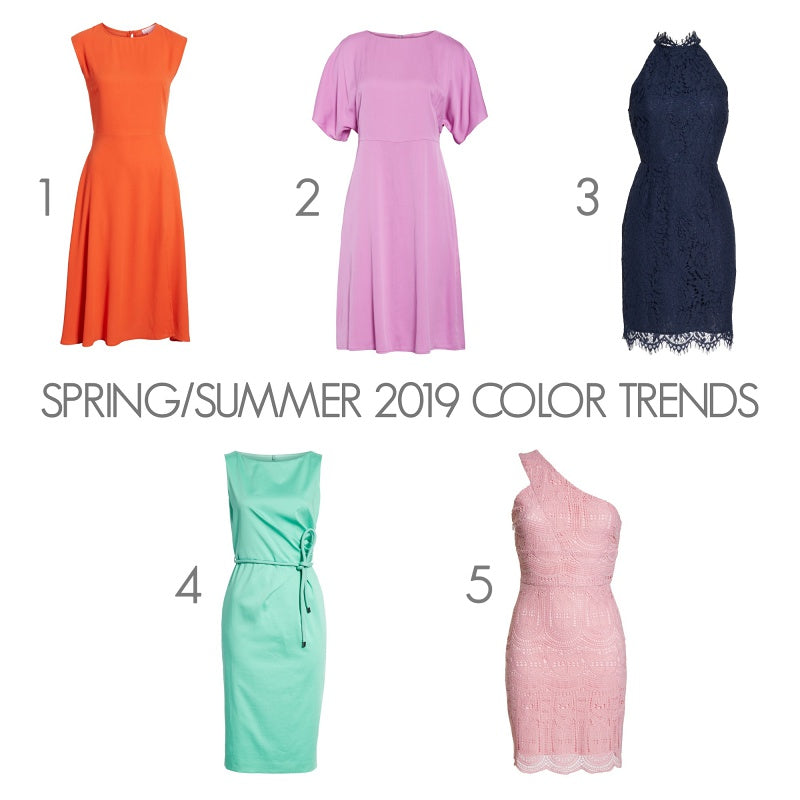 Spring/Summer 2019 Color Trends - Dresses from Nordstrom