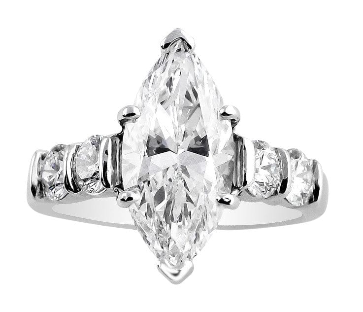3ct Marquise Cut Diamond Ring – CJ 
