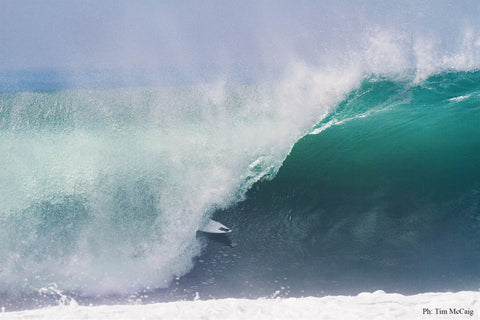 Newport does an uncanny impression of Pipeline.  Photo: Tim McCaig
