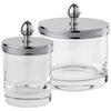 Cristal&Bronze Cristallin "cesele" Q-Tip Jars in 27 Finishes