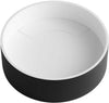 ALFI brand Above-Mount Round Resin Sink - Matte Black