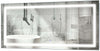 Krugg Icon Rectangular LED Bathroom Mirror with Dimmer and Defogger - 14 Sizes