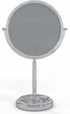 Kimball & Young Mirror Image Recessed Base 5x-1x Make Up Mirror - 2 Finishes