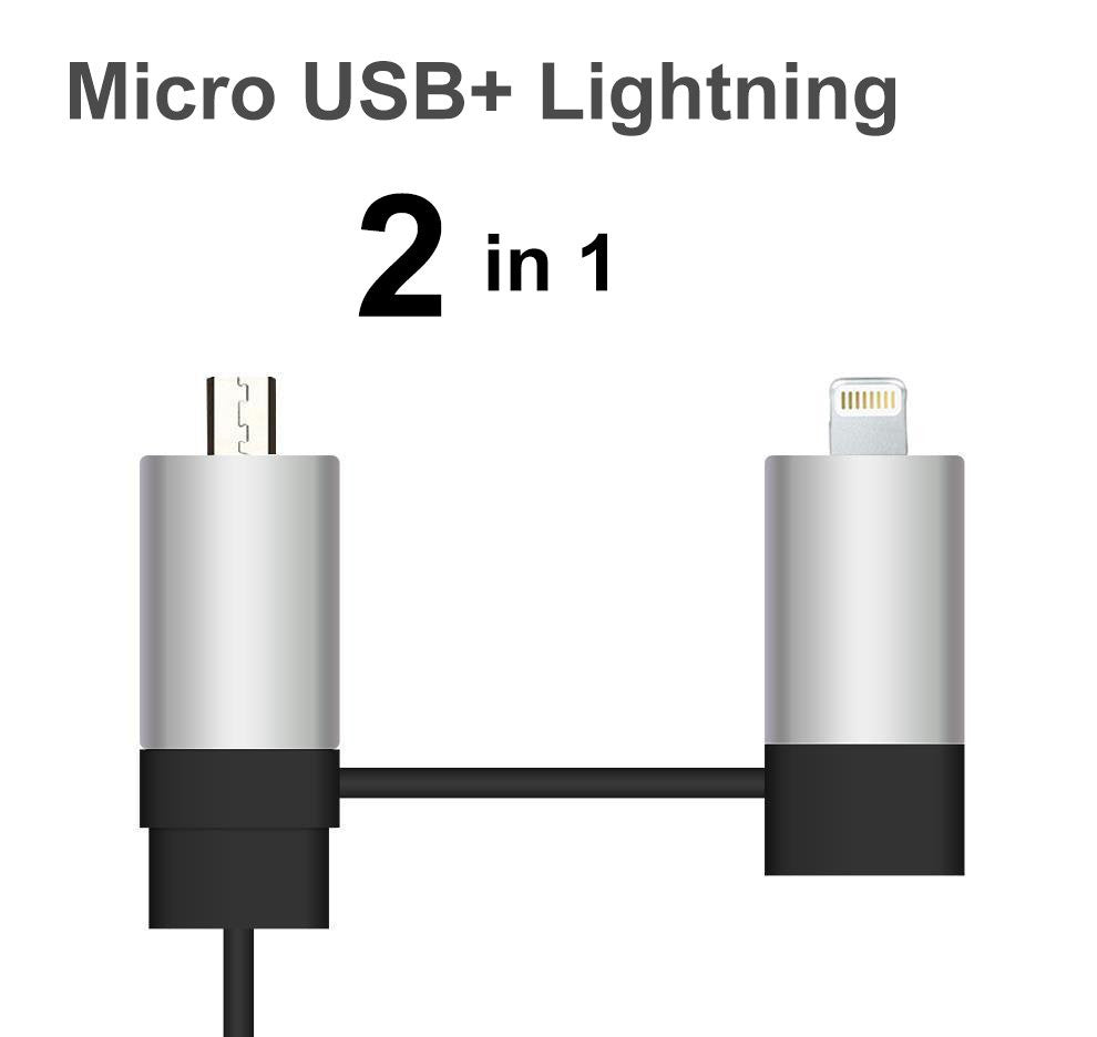 Retractable 2 in 1 Car Charger - Feedfend