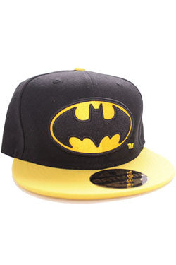 casquette logo batman couleur noir et jaune