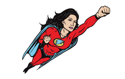 Woozy Moo: Kick Ass Women Superhero
