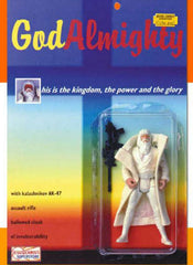 God Action Figure with AK-47