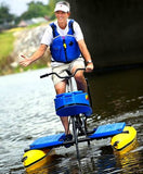 YMCA Pennsylvania Director Craig Wolfe enjoying one of he 4 Hydrobikes purchased for local enjoyment.