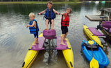 Hydrobikes enjoyed by kids