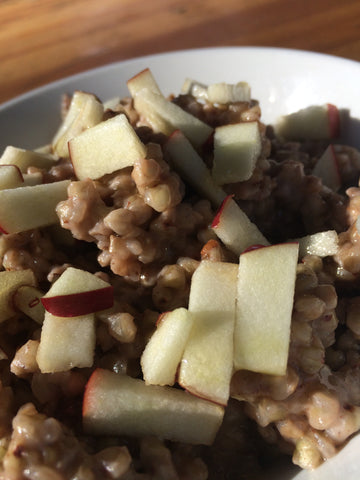 Cinnamon Apple Buckwheat Porridge - Simple and Delicious