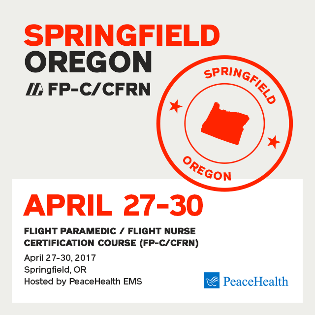 [Archived] Flight Paramedic Prep (Springfield Apr 17) - FP-C/CFRN
