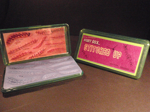 Brian Kinney's HurtBox : Stitched Up Box, Brian Kinneys Hurt Box, Full Slap FX, Titanic FX Store, Titanic FX Store, Prosthetic, Makeup, MUA, SFX, FX Makeup, Belfast, UK, Europe, Northern Ireland, NI