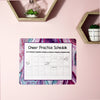 Agate Dot Aqua/Lavender Combo Self-Stick Picture Frames Collection