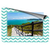 Chevron Pink Self-Stick Picture Frames Collection