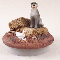 Candle Topper - Farm Dog - Irish Wolfhound