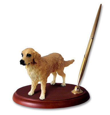 Desk Accessories - Pen Set - Golden Retriever