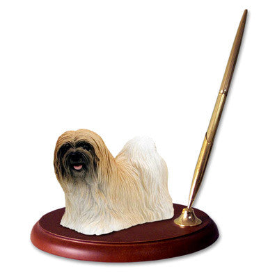 Desk Accessories - Pen Set - Lhasa Apso Brown