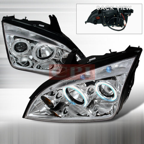 FORD 2005-2007 FORD FOCUS 4D ZX4 PROJECTOR HEAD LAMPS/ HEADLIGHTS 1 SET RH&LH 2005,2006,2007
