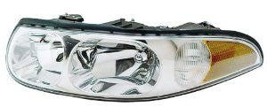 Buick Le Sabre 00-05 Headlight Fluted High Beam Surface Custom Model W/O Conering Head Lamp Passenger Rh