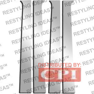 Dodge 2003-2008 Dodge Ram Crew Cab 4Pcs Chrome Plated Stainless Steel Pillar Post Performance 2003,2004,2005,2006,2007,2008