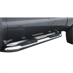 Ford F-350 Super Duty Pickup 99-11 Ford F350 Sup Dty Crew Cab Big Step-4Inch Stainless Crew Cab Nerf Bars & Tube Side Step Bars Stainless