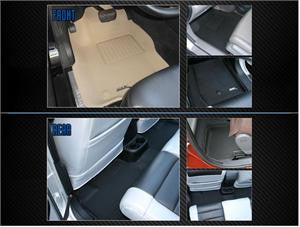 Chevrolet 2007- Tahoe W/O Center Asile W/O 3Rd Row Rear back Row Seating 1Pc Gray 3D Floor Mat Liner