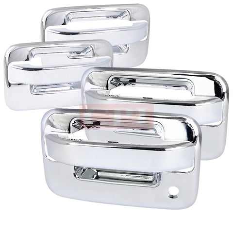 Ford 04-12 Ford F150 4 Door Chrome Door Handle C4 Key Hole On Driver Side Only