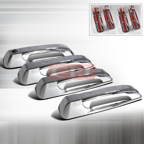 Jeep 2005-2008 Grand Cherokee Door Handle Chrome Covers Performance 2005,2006,2007,2008