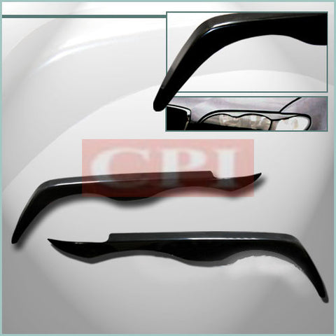 BMW 1999-2002 BMW E46 3-SERIES 4DR EYE LIDS/ EYELIDS FOR HEAD LAMPS/ LIGHTS 1 SET OF RH & LH 1999,2000,2001,2002